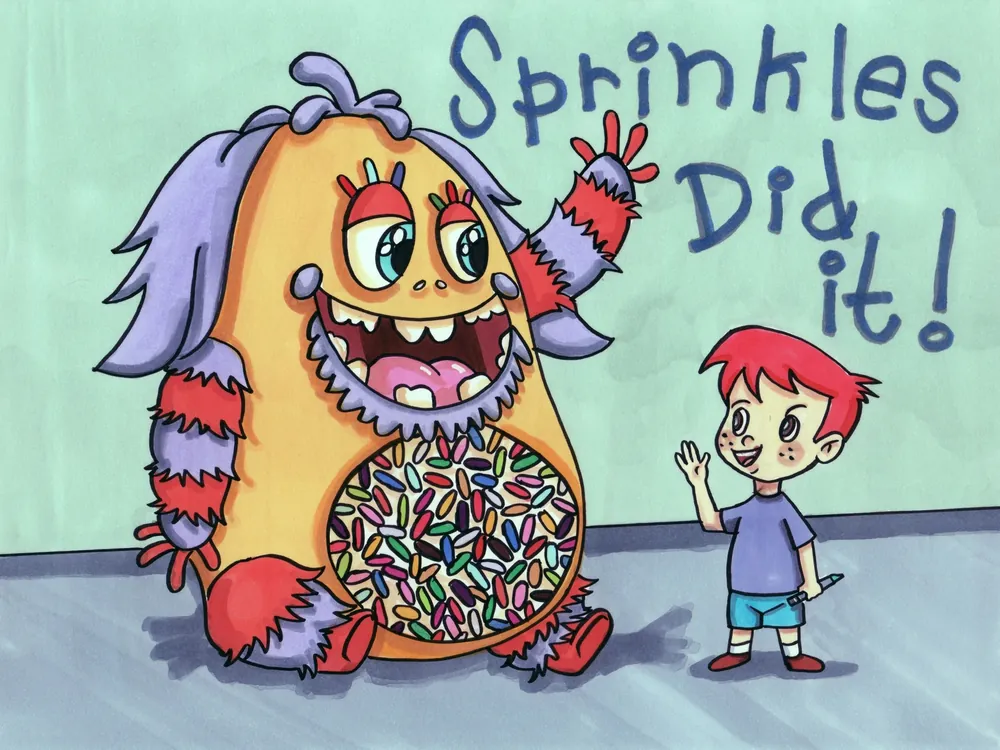 Sprinkles Did It! - children's picture book cover